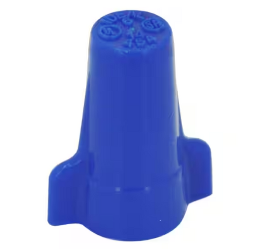454 Blue Wing-Nut Wire Connectors (25-Pack) - 9623637