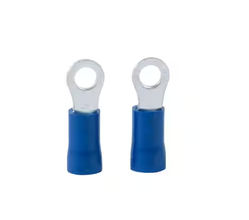 16-14 AWG 4-6 Stud Ring, Vinyl Blue (10-Pack) - 9265299