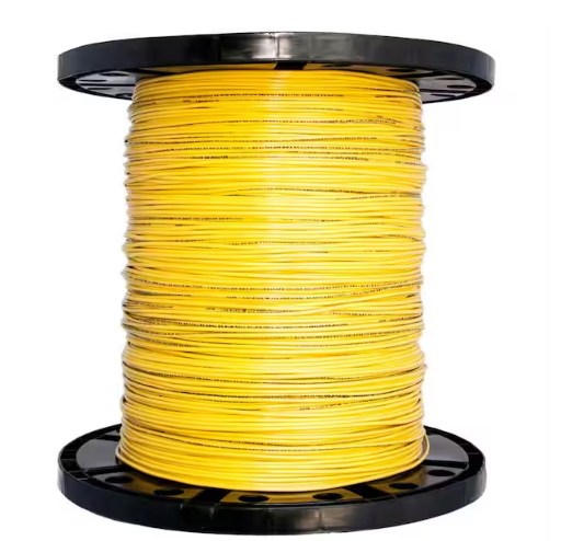 1000 ft. 8 Yellow Stranded CU SIMpull THHN Wire - 91001363839