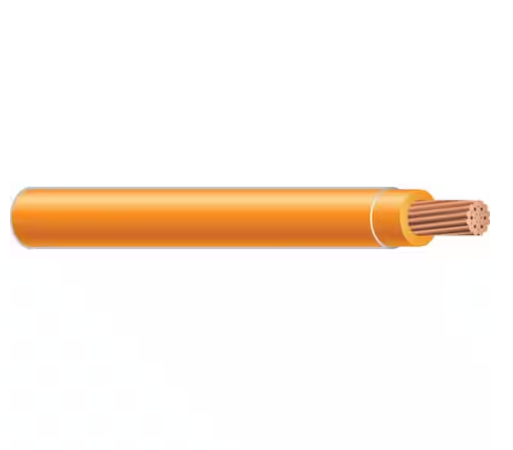 By-the-Foot 12 Orange Stranded CU THHN Wire - 9808785