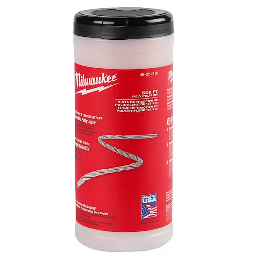 Poly Pull Line with Red Tracer 500 ft. - 91010354658