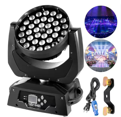 10-Watt Stage Light 36 PC RGBW LED Bulbs 4 in 1 Spot Light DMX512 7 Colors Beam Low Bay High Bay for Dj Disco Club Party - 91010059185