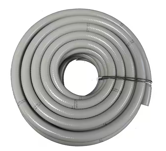 3/4 in. Dia x 25 ft. - Flexible PVC Non Metallic UL Liquid Tight Electrical Conduit - 91004948180