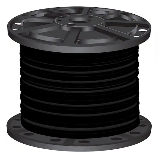 1,000 ft. 1 Black Stranded CU SIMpull THHN Wire