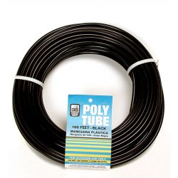 Poly Tubing Roll 1/4" x 1000' Black - 971584