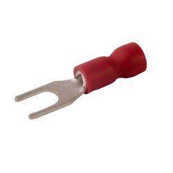 Insulated Spade Terminal #6 22 Min AWG 18 Max AWG Red 23 Pack - 971116