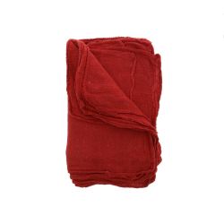 Heavy Duty Reusable Shop Towels Red 13" x 16" 10 Pack - 92264