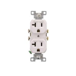 Receptacle Duplex 20 Amps White - 91312