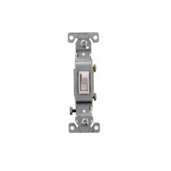 Single Toggle Switch 15 Amps White - 91333