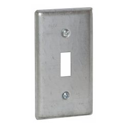 Wall Cover Toggle Single Gang Silver - 961984