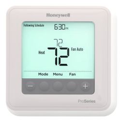 T6 Pro Programmable Thermostat 2 Heat 1 Cool (HP) 1 Heat 1 Cool (AC) - 959620