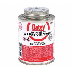 Clear All Purpose PVC Cement Medium 8oz - 970235