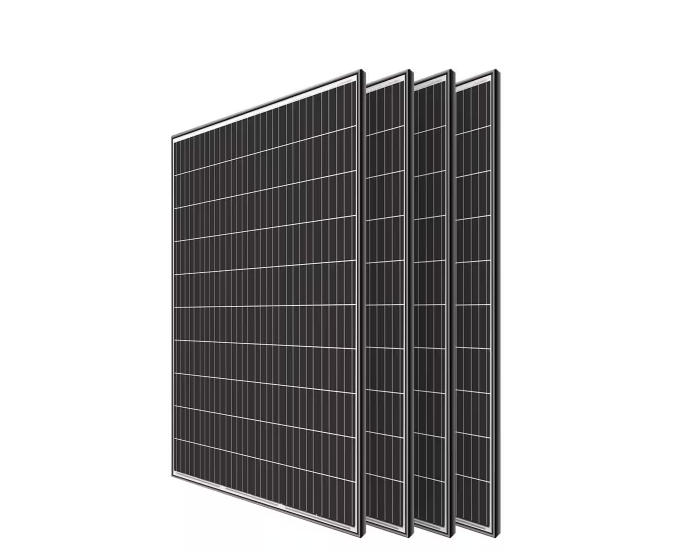 4Pcs 320-Watt Monocrystalline Solar Panel for RV Boat Shed Farm Home House Rooftop Residential Commercial House - 91005694480