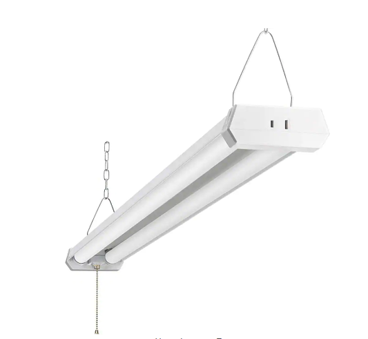 4 ft. 70-Watt Equivalent 42-Watt Integrated LED White Shop Light Linkable - 91007019222