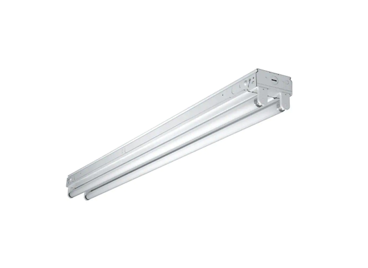 32-Watt 2-Light White 4 ft. Fluorescent Strip Light - 91003174551