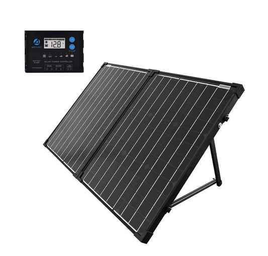 100-Watt Portable Briefcase OffGrid Solar Panel Kit with ProteusX 20-Amp Charge Controller - 91005468111