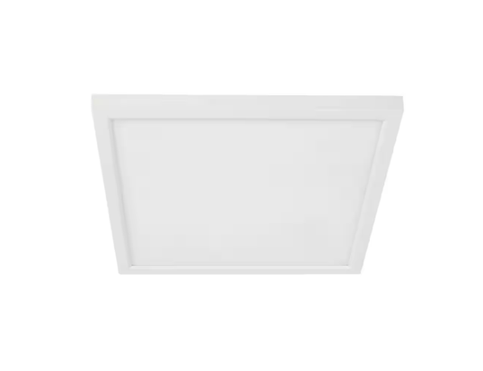 5 in. 8-Watt Title 24 Dimmable White Integrated LED Square Flat Panel Ceiling Flush Mount with Color Change CCT - 91004120299