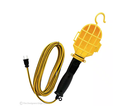 75-Watt 6 ft. 18/2 SJTW Incandescent Portable Guarded Trouble Work Light with Hanging Hook