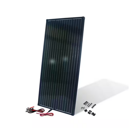 200-Watt 12-Volt Monocrystalline Solar Panel for Camper, RV and Other Off-Grid Applications