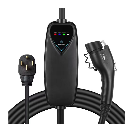 Level 2 Portable J1772 EV Charger - ETL Certified 240-Volt, 40 Amp NEMA 14-50 Plug 16 ft. Extension Cord and J1772 Cable - 91010072458