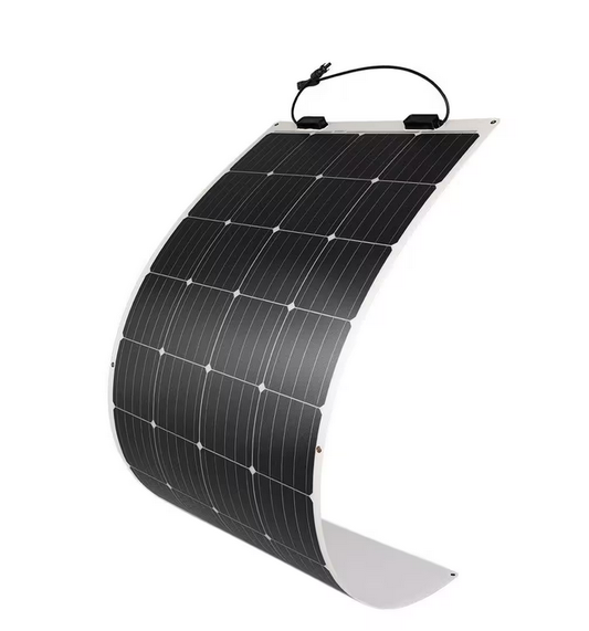 175-Watt 12-Volt Extremely Flexible Ultra-Thin and Light Weight Monocrystalline Solar Panel for RVs and Boats - 91005200017