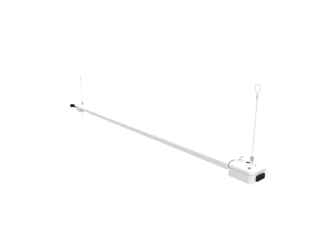 4 ft. 88-Watt Equivalent Integrated LED Utility White Shop Light with Pull Chain, Bright White - 91001698107