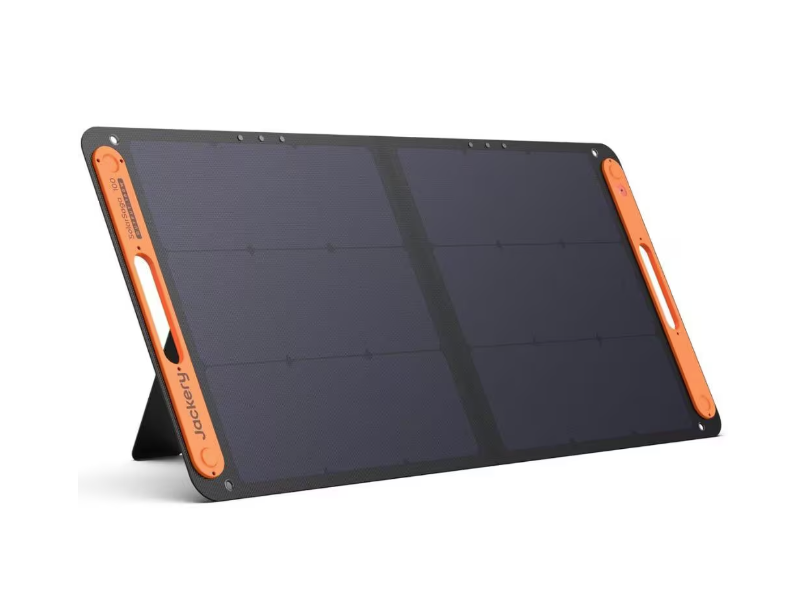 100-Watt Portable Solar Panel with USB Outputs for Rooftops and Outdoor Camping - 91011948072