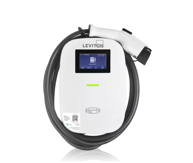 80 Amp Level 2 Electric Vehicle Charging Station Charging Station Management Software and LCD Screen - 91012120875