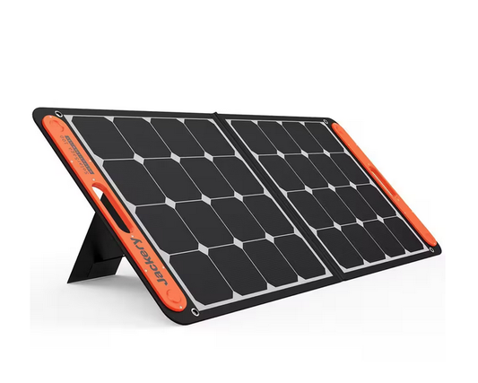 SolarSaga 100-Watt Portable Solar Panel for Explorer 290/550/880/1000/1500 Power Station with built-in 2 USB Outputs