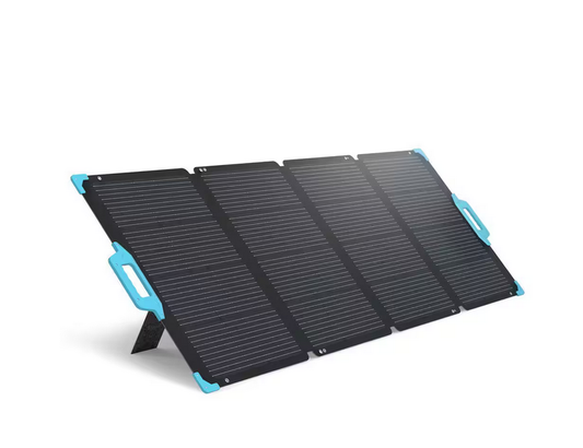 220-Watt E.Flex Portable Monocrystalline Solar Panel, Foldable Solar Charger for Power Station/Generator, Waterproof - 91009182712