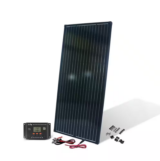 200-Watt Monocrystalline Solar Panel with 12-Volt Charge Controller - 91005587669