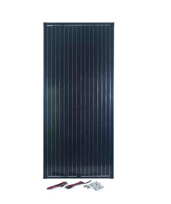 165-watt Monocrystalline Solar Panel for 12- volt Charging