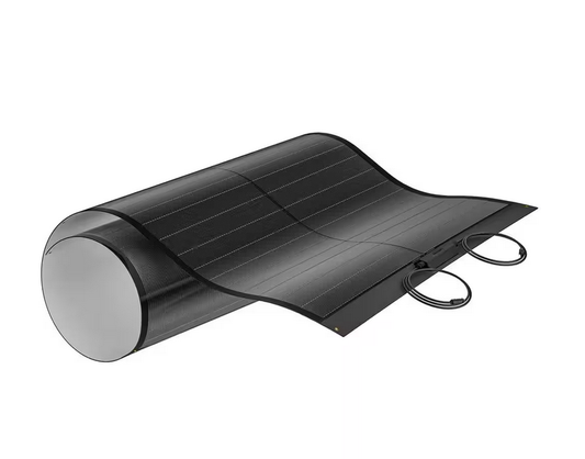 200-Watt CIGS Thin-Film Flexible Lightweight Solar Panel with Pre-Punched Holes for Easy Installation - 91008986477