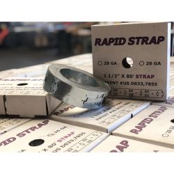 Rapid Strap Duct Strap 26GA 1 1/2" x 80' with Latch - 972187