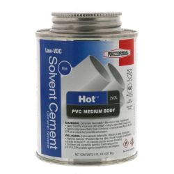 Blue Hot PVC Cement Low VOC 8 oz - 93469