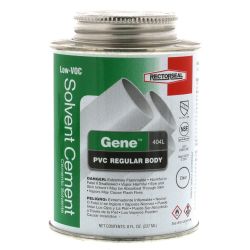 Clear Gene PVC Cement Low VOC 8 oz - 93492