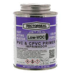 Purple Hi-Etch PVC Pipe Primer Low VOC 8 oz - 93498