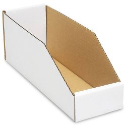 White 4"x12"x4.5" Bin Box - 968372