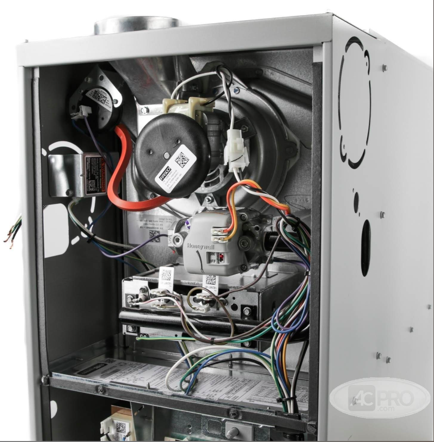 A-Series Ultra Low NOx Gas Furnace 80% Two Stage 80,000 BTU Variable Upflow/Horizontal 17.5" wide - 965468