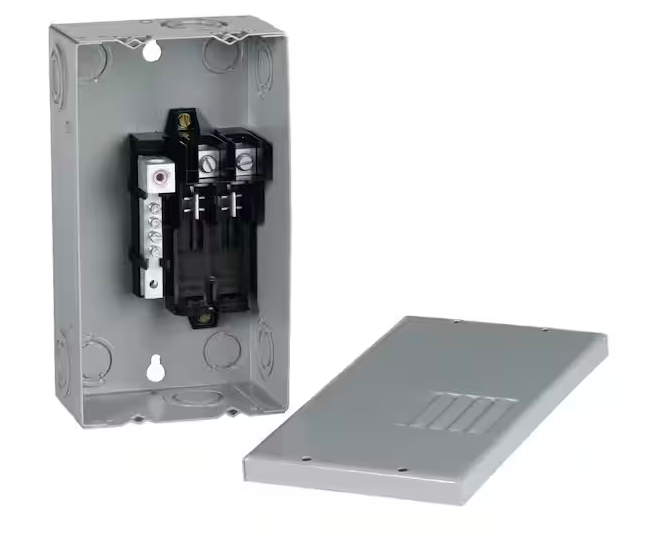 PowerMark Gold 70 Amp 2-Space 4-Circuit Indoor Single-Phase Main Lug Circuit Breaker Panel - 9598633