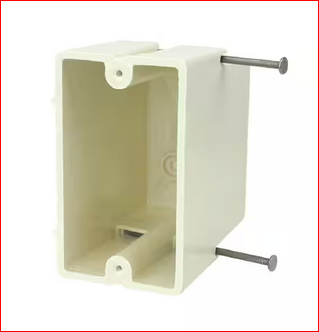 1-Gang 22-1/2 cu. in. New Work Switch or Receptacle Box - 9998266