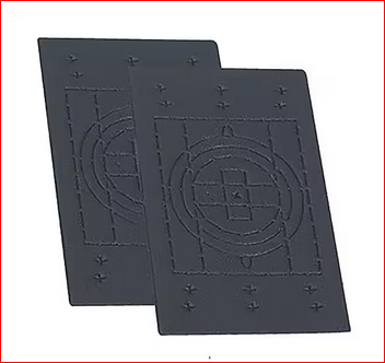 1-Gang Weatherproof Rectangular Gasket, Black, (2-Pack) - 91010323383