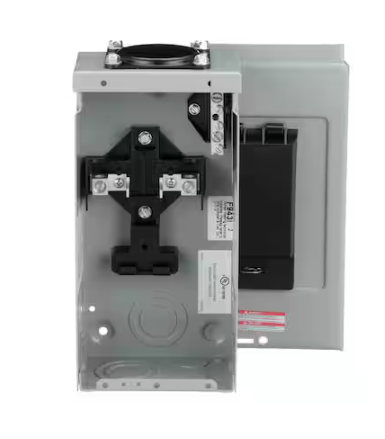 BR 70 Amp Outdoor 2 Space 4 Circuit Main Lug Loadcenter with Cover - 9240259