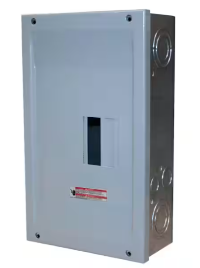 BR 125 Amp 2 Space 4 Circuit Indoor Main Lug Loadcenter with Cover - 9123084