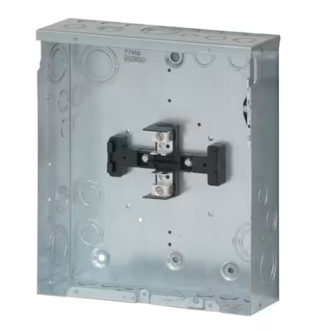 BR 125 Amp 4-Space 8-Circuit Indoor Main Lug Loadcenter with Surface Cover - 9531234