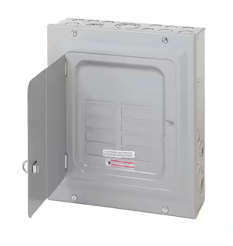 BR 125 Amp 6-Space 12-Circuit Indoor Main Lug Loadcenter with Surface Door - 9102501