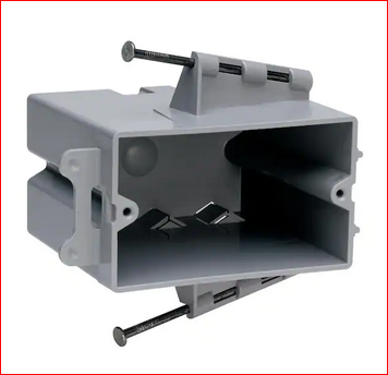 Pass & Seymour Slater 1-Gang Horizontal Plastic Switch/Outlet Box – All ...