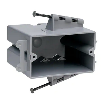 Pass & Seymour Slater 1-Gang Horizontal Plastic Switch/Outlet Box