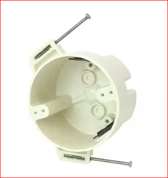 4 in. Dia 22-1/2 cu. in. New Work Nail on Round Outlet Box - 9963616