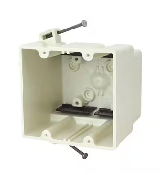 Working Switch Box 2-Gang 37 cu. in. New Work Switch or Receptacle Box - 9962923 – All ...